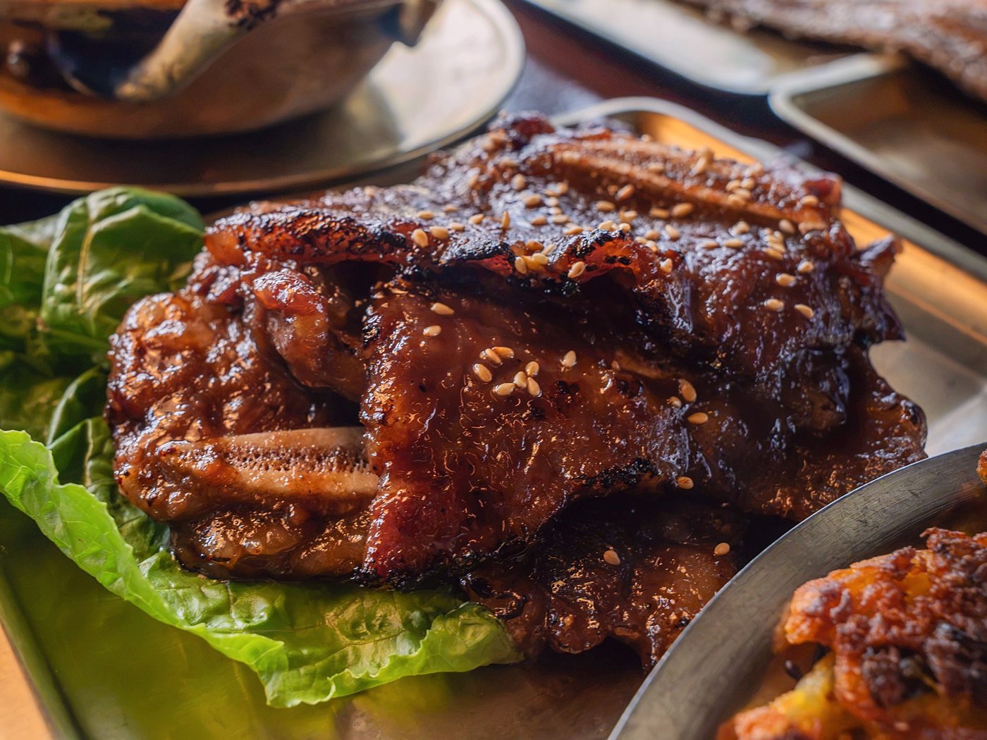 Daon galbi close-up